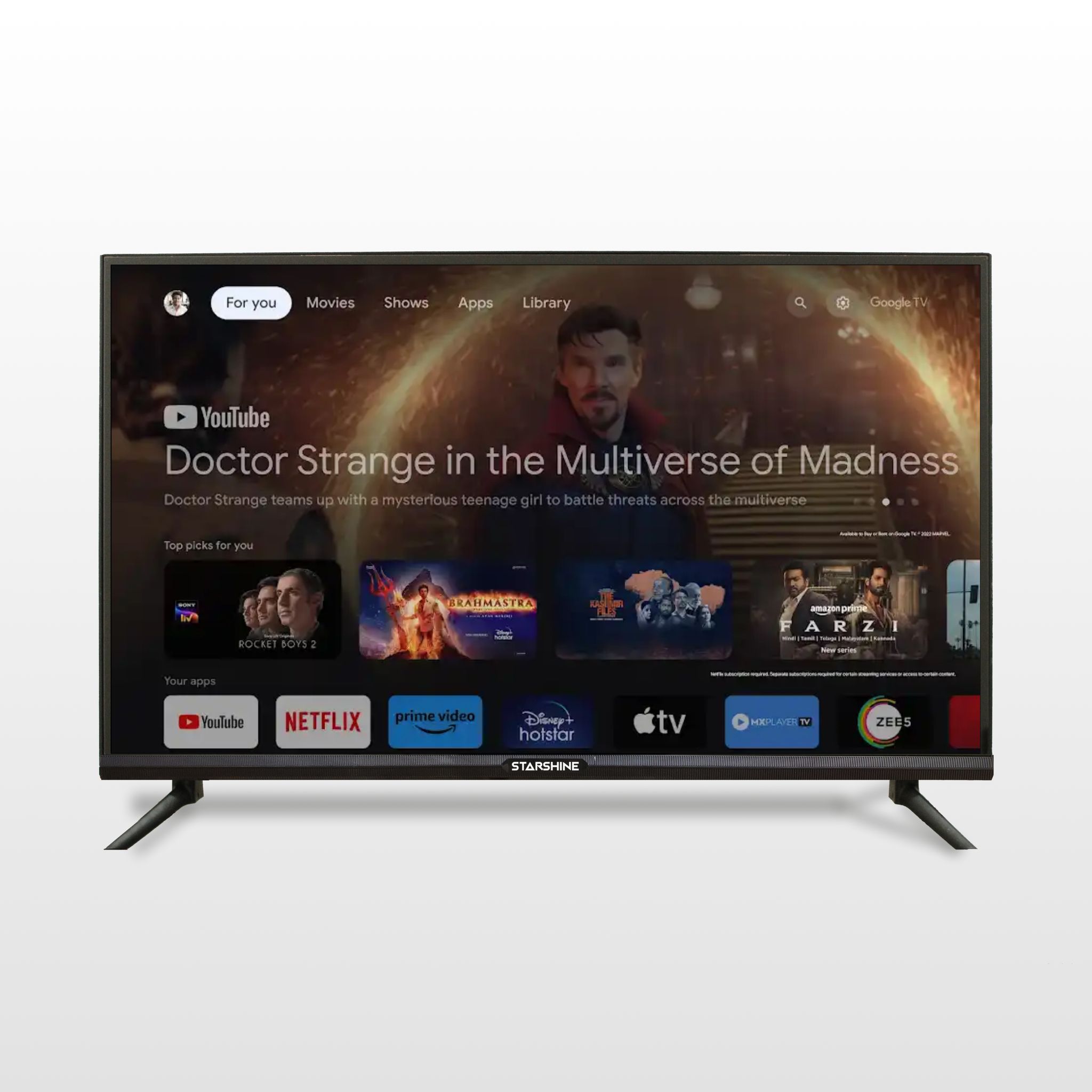 STARSHINE 32" FRL GOOGLE TV MASTER CARTON Qty: 20